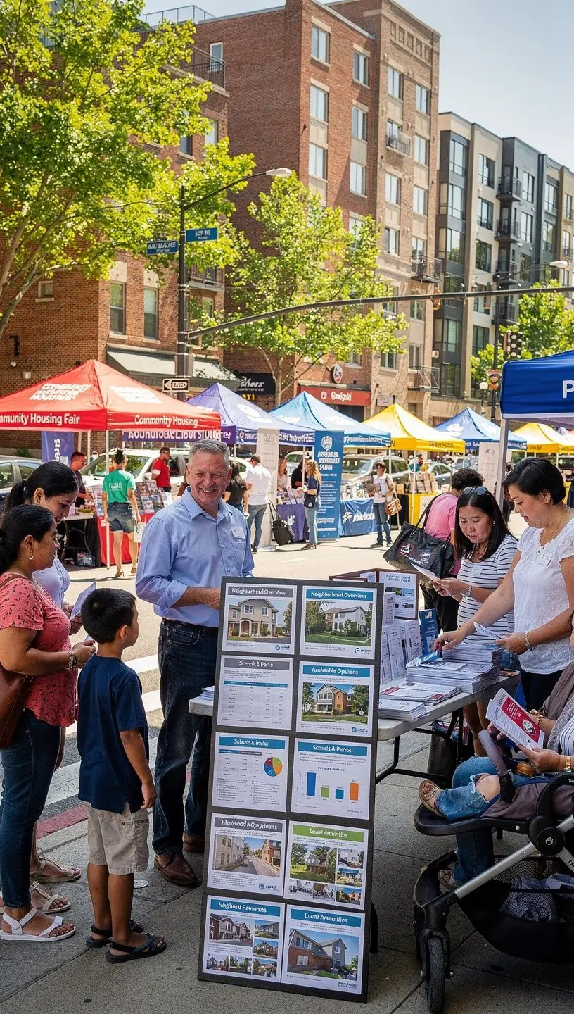 Przykładowa tabela porównawcza dzielnic z kluczowymi usługami.