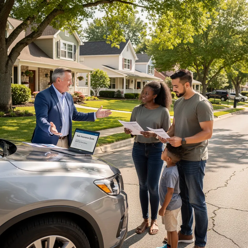 Diagram przedstawiający korzyści płynące z grupowego ubezpieczenia samochodowego